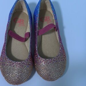 Gianni Bini Kids Dress Shoes - Blue and Pink Glitter